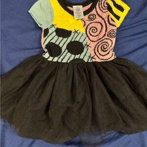 Disney Black and Pink Swirl Kids Dress